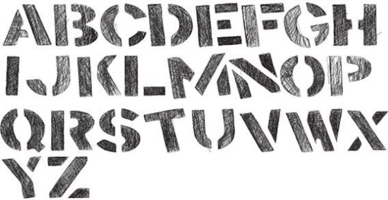stencilalphabet