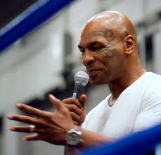 World heavyweight champion boxer Mike Tyson