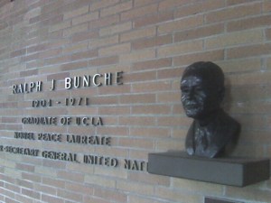 Political scientist, academic, and diplomat Ralph J. Bunche 