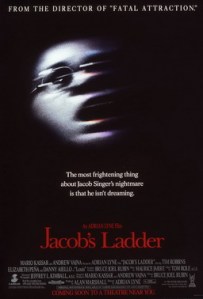 Theatrical release poster for 1990's Jacob's Ladder - Photo via Wikipedia