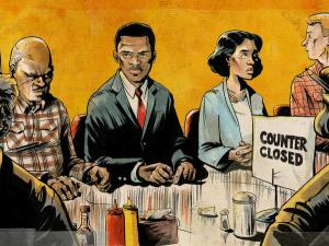 March: Book One, cover detail