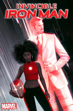 Riri Williams on the variant cover of Invincible Iron Man Vol. 3 #1. Art by Jeff Dekal.